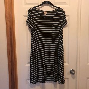 Cozy Striped Dress